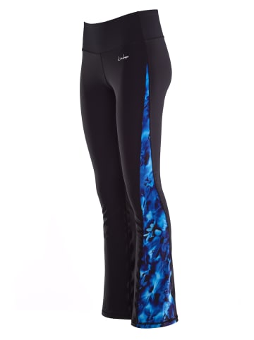 Winshape Functional Power Shape Boot Cut Leggings BCL109 in blue rainflowers