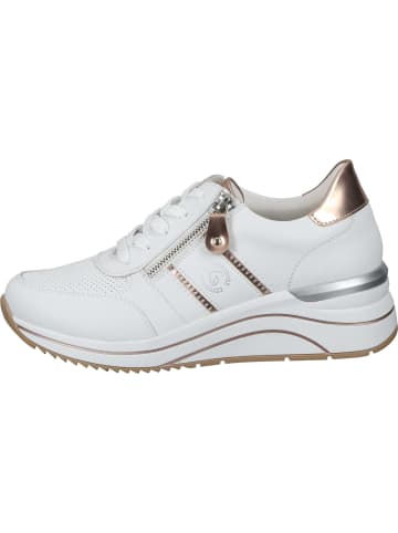 remonte Schnürschuhe, Sneakers Low in weiss/weiss/kupfer