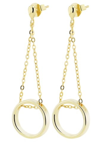 Adeliás Damen Anhänger aus 925 Silber in gold