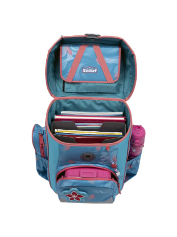 Scout Neo Exklusiv Safety Light - Schulranzen Set 5 tlg. (Space Explorer) in Aloha