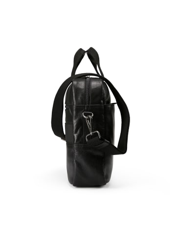 Camel Active Pine Aktentasche Leder 40 cm Laptopfach in black