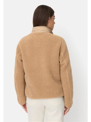Camel Active Teddy Jacke mit weicher Fleece Innenseite in Sand