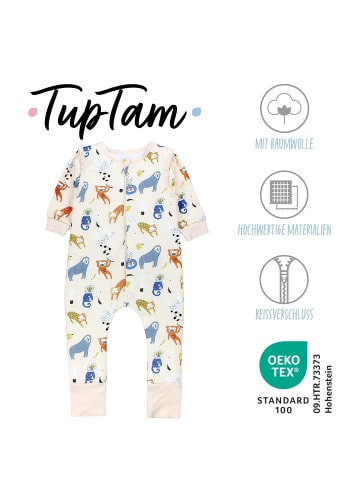 TupTam Babyschlafsäcke mit Beinen und Ärmel in gelb Modell 1