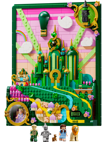 LEGO Emerald City Wandkunst in Mehrfarbig ab 18 Jahre