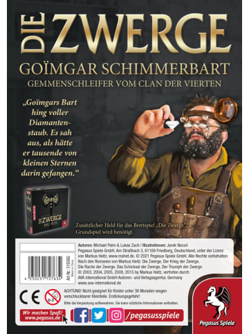 Pegasus Spiele Die Zwerge Charakterpack: Goimgar