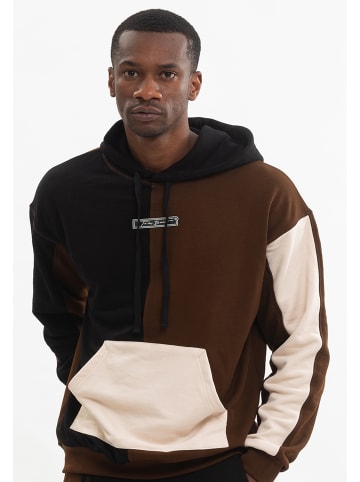 Tom Barron Freizeitanzug MENS OVERSIZE SPORT TRACKSUIT PANT AND SWEATSHIRT in BROWN