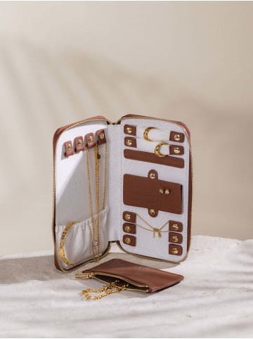 PURELEI Reiseetui Schmuck in Brown
