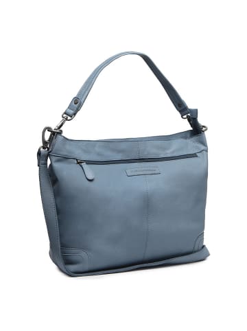 The Chesterfield Brand Astero Schultertasche Leder 32 cm in skyblue