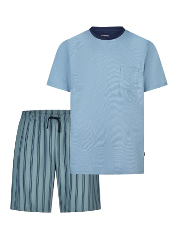 Ammann Schlafanzug Mix & Match in Copen blue