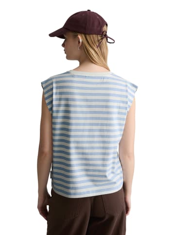 Marc O'Polo DENIM Gestreiftes T-Shirt relaxed in Offwhite