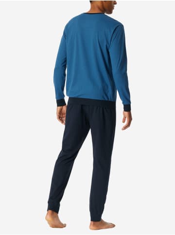 Schiesser Pyjama Nightwear Serie in aquarium