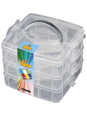 Hama Kleine Aufbewahrungsbox für Bügelperlen ohne Inhalt in transparent
