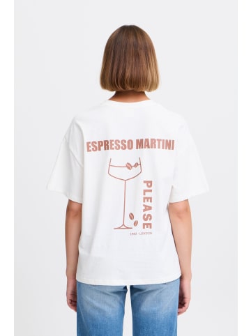 ICHI IXBEXI SS2 oversize in Cloud Dancer w/ brown patina