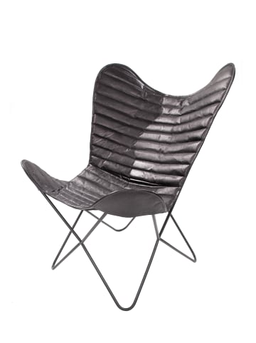 Kayoom Stuhl Schmetterling Santiago in schwarz
