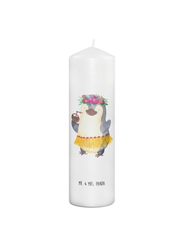 Mr. & Mrs. Panda Kerze Pinguin Kokosnuss ohne Spruch in Weiß