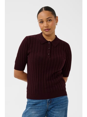 Kaffe Kurzarm-Bluse KAbirma Regular fit in Fudge CC.