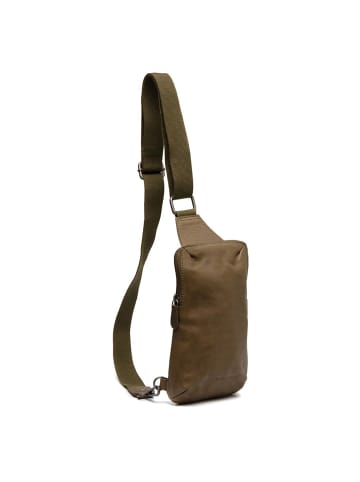 The Chesterfield Brand Cambridge Mini Bag Umhängetasche Leder 12 cm in olive green