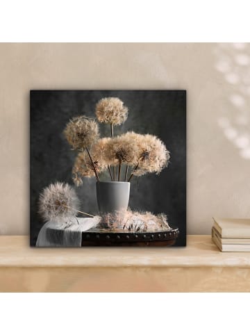 MuchoWow Leinwand Bilder Löwenzahn