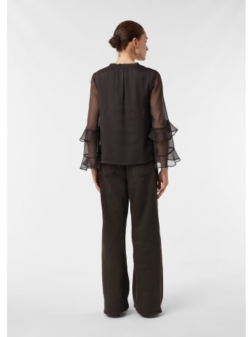 comma Bluse in 8940_dunkelbraun