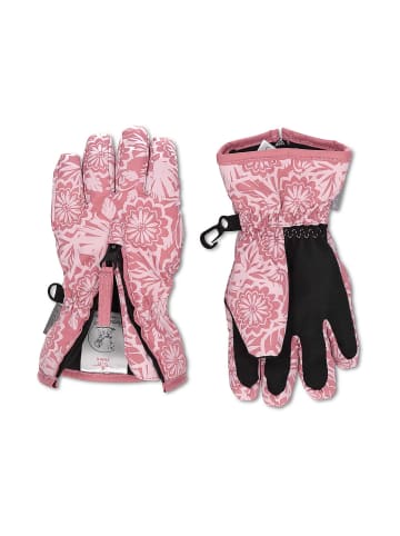 Sterntaler Fingerhandschuh Blumen in rosa