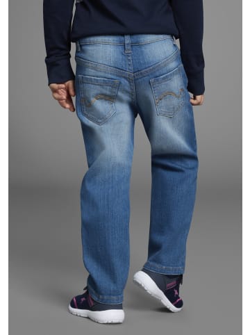 Kangaroos Stretch-Jeans in blue stone washed