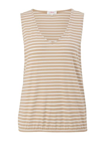 s.Oliver T-Shirt in 84G4_sandstein