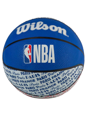 Wilson Wilson NBA City Paris Mini Ball in Rot