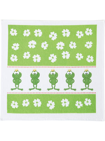 Kracht Frottier Frottier-Geschirrtuch 2er-Pack in Frösche