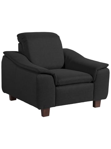 58 aufm Kessel POLSTERSESSEL Kaylil Flachgewebe schwarz