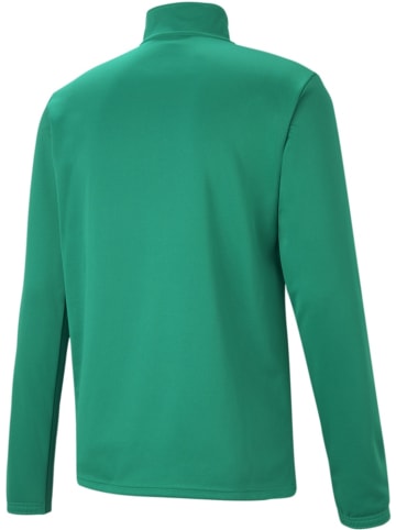 Puma T-Shirt "TeamRISE 1/4 Zip Top" in Grün