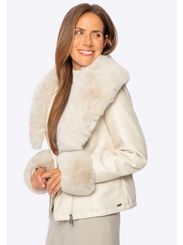 Wittchen Damen-Kunstlederjacke in Beige