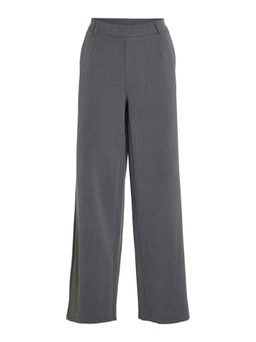 Vila Hohe Taille Weite Hose in Medium Grey Melange