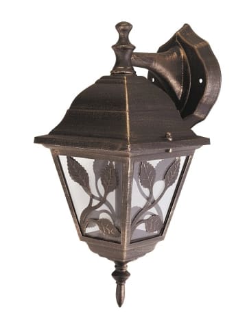 Licht-Erlebnisse Außen Wandlampe (B)20 x (H)34 cm in Gold antik