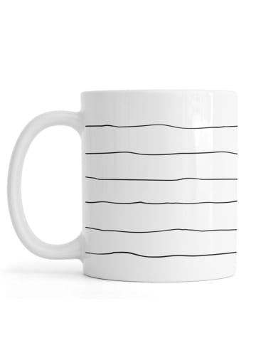 Juniqe Tasse "Do The Things You Love" in Schwarz & Weiß