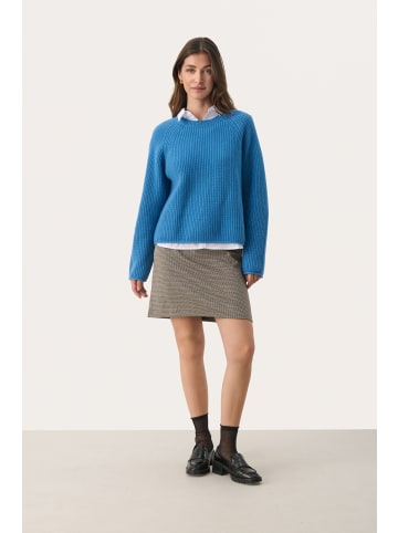 PART TWO Strickpullover LuahPW Gerade Passform in Parisian Blue