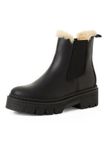 Tamaris Damen Winterschuhe warm in Schwarz