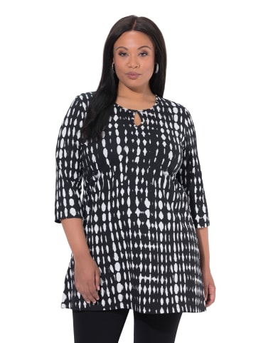 Ulla Popken Longshirt in schwarz