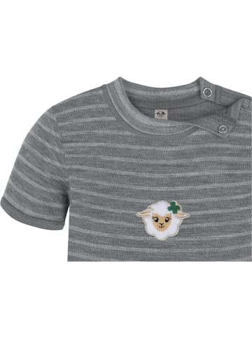 Normani Outdoor Sports 2er Set Doppelpack Baby Merino Body in Grau/Blau