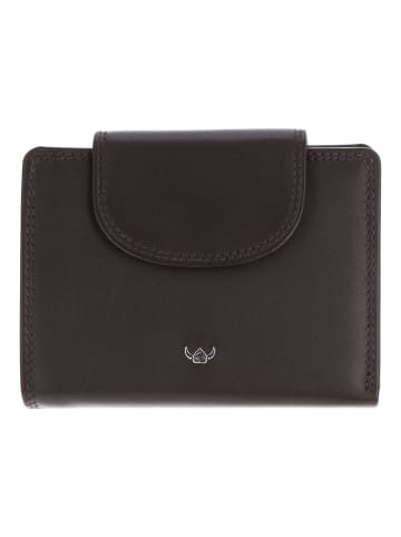 Golden Head Polo Geldbörse RFID Schutz Leder 12 cm dunkelbraun