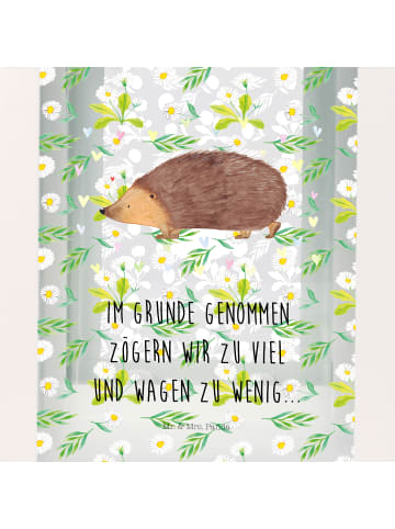 Mr. & Mrs. Panda Windlicht Outdoor Igel Herzen mit Spruch in Transparent