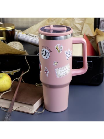 Geda Labels Giant Cup HP Hogwarts Express Watercolor in Rosa - 1200ml