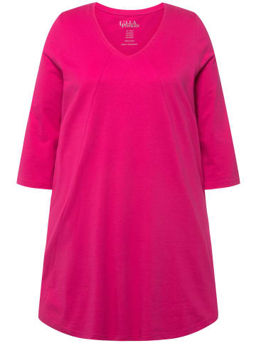Ulla Popken Longshirt in fuchsia pink