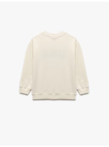 KOTON SWEATSHIRTS in Ekru