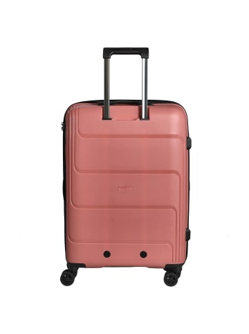 Check.In St. Louis - 4-Rollen-Trolley 67 cm erw. (altrosa) in altrosa