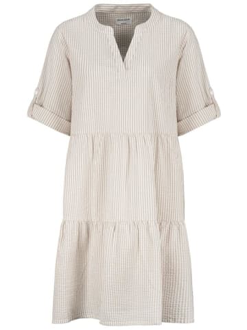 Eight2Nine Kleid in stripes: string beige-offwhite