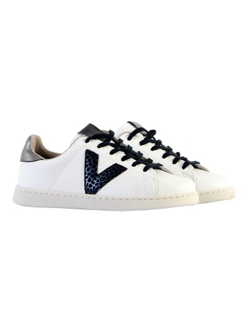 Victoria Low Sneaker mit Schnürsenkeln Blau