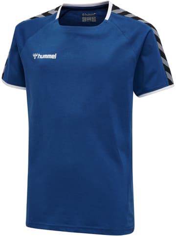 Hummel T-Shirt S/S Hmlauthentic Kids Training Tee in TRUE BLUE