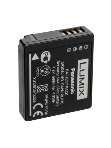 Panasonic Batterie DMW-BLH7 in Schwarz