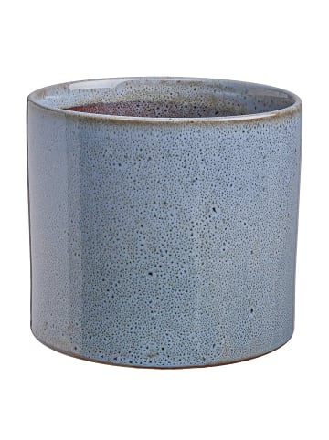 Butlers Blumentopf glasiert GLAZE in Petrol / Grau