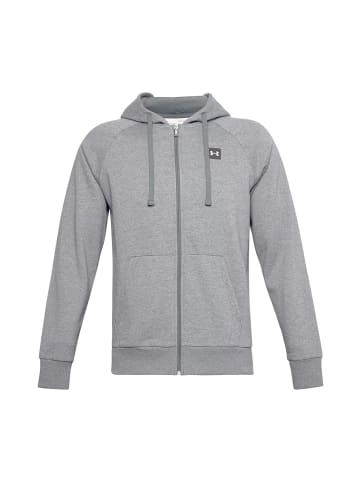 Under Armour Sweatshirt UA RIVAL FLEECE HOODIE FZ in grau